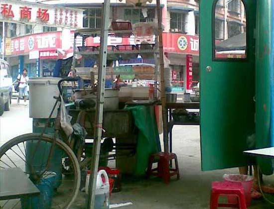 2008年什邡街头